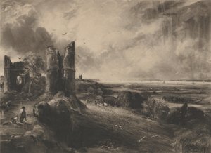 Hadleigh Castle: Stor tallrik, 1830-32. av David Lucas
