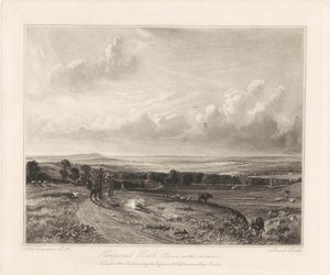 Hampstead Heath, Harrow på avstånd av David Lucas