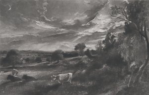 Sommarafton, 1831. av David Lucas