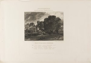 The River Stour, från olika ämnen av engelska landskapslandskap av David Lucas