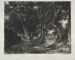 Olika landskapsämnen, karaktäristiska för engelskt landskap från bilder..., 1830. av David Lucas