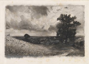 Middag av David Lucas after John Constable