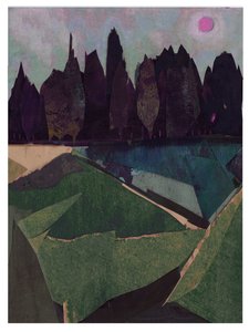 Faron Clearing, 2021 (blandteknik) av David McConochie