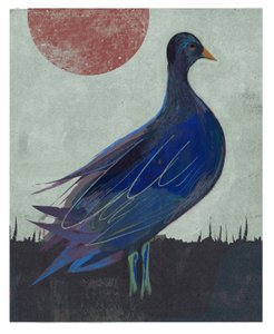 Pigeon Blues, 2023 (blandteknik)
