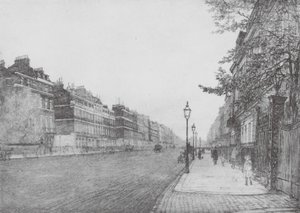 London: Portland Place Portland Place (färglitografi)