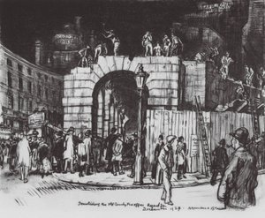 London: The End of the Circus (färglitografi)