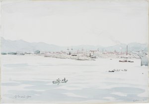 Palermo (blyerts  akvarell på papper) av David Muirhead Bone
