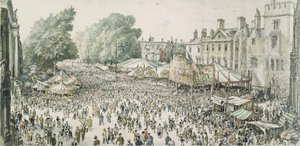 St. Giles Fair, Oxford av David Muirhead Bone