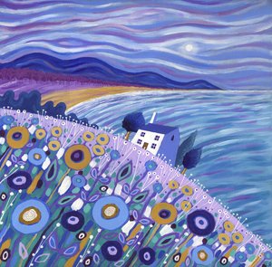 Clifftop Cottage, 2013 (akryl på duk)
