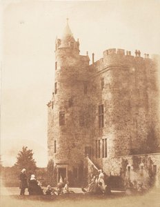 Bonaly Towers, 1843-47. Skapare: David Octavius Hill, Robert Adamson, Hill & Adamson. av Hill and Adamson