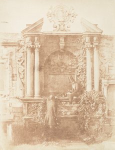 Edinburgh. Gråbrödernas kyrkogård, 1843-47. Skapare: David Octavius Hill, Robert Adamson, Hill & Adamson. av Hill and Adamson