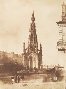 Edinburgh. Scott Monument, 1843-47. Skapare: David Octavius Hill, Robert Adamson, Hill & Adamson. av Hill and Adamson