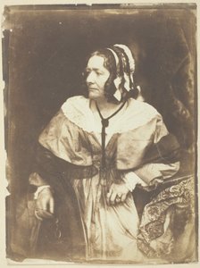 Mrs Anna Brownell Jameson, 1844. Skapare: David Octavius Hill, Robert Adamson, Hill & Adamson.