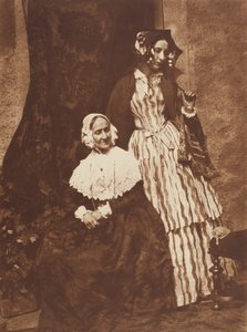 Mrs Anne Rigby och Lady Elizabeth Eastlake, 184347, tryckt ca. 1916. Skapare: David Octavius Hill, Robert Adamson, Hill & Adamson.