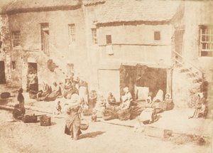 St Andrews. North Street, Fishergate, 1843-47. Skapare: David Octavius Hill, Robert Adamson, Hill & Adamson. av Hill and Adamson