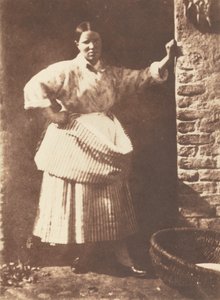 A Newhaven Fisherwoman, 1844. Skapare: David Octavius Hill, Robert Adamson.