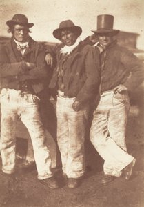 Alexander Rutherford, William Ramsay och John Linton, 1843-1847. Skapare: David Octavius Hill, Robert Adamson.