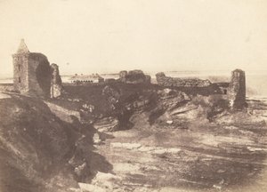 Slottet, St Andrews, 1843-1847. Skapare: David Octavius Hill, Robert Adamson. av David Octavius Hill, Robert Adamson