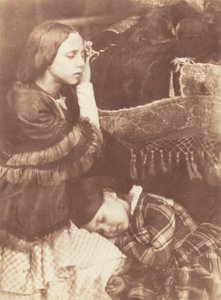 The Three Sleepers: Sophia Finlay, Harriet Farnie och Brownie, ca. 1845. Skapare: David Octavius Hill, Robert Adamson.