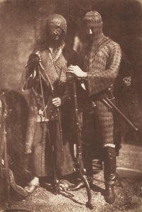 Afghansk eller tjerkessisk rustning,1843 (foto) av David Octavius Hill