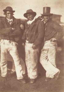 Alexander Rutherford, William Ramsay och John Linton,1843-1847 (foto) av David Octavius Hill