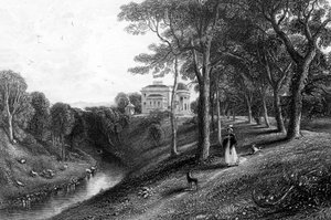 Coilsfield, graverad av J. Giles, illustration från 