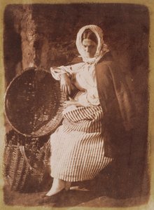 Mrs Hall, Newhaven, 1843-47 (saltpapperstryck från kalotypnegativ) (se även 224278, 224279)