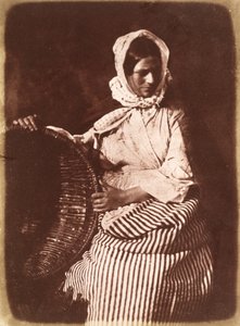 Mrs Hall, Newhaven, c.1843-47 (saltpappersavtryck från kalotypsnegativ) (se även 224279, 224280)