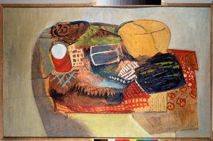 Fortfarande liv. Målning av David Petrovich Sterenberg (1881-1948), olja på duk
