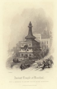 Forntida tempel i Kunkhul av David Roberts