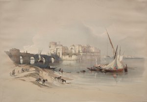 Citadellet av Sidon av David Roberts