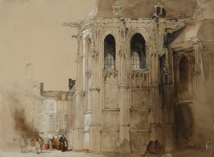 Dieppe, 1828 av David Roberts