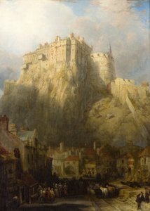 Edinburgh stad och slott av David Roberts