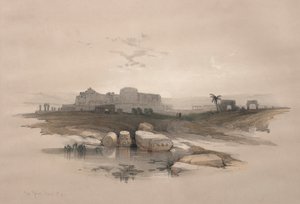 Eleutheropolis eller det moderna Beit-Jibrin av David Roberts