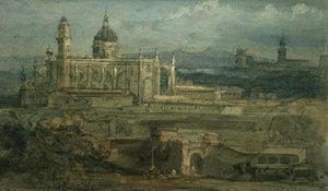 Ingång till Herez, Spanien av David Roberts