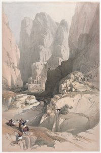 Ingång till Petra, Teatern av David Roberts