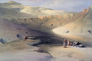 Ingång till kungarnas gravar i Thebe - Bab-el-Malook