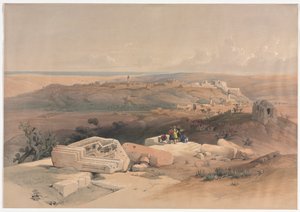 Gaza, 1839. av David Roberts