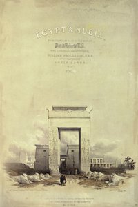 Stora porten som leder till Karnaktemplet, titelsida till 