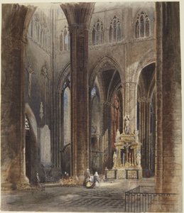 Interiören i Amiens katedral av David Roberts