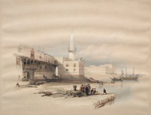 Kajen i Suez, 1839. av David Roberts