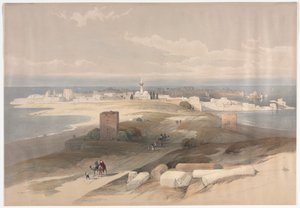 Sur eller Tsor, forntida däck från näset, 1839. av David Roberts