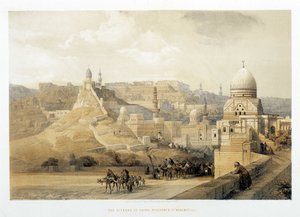 Kairos citadell, Mehemet Alis palats i "Det heliga landet", London 1849. av David Roberts