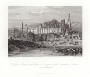 Stora moskén och Alcazar av David Roberts