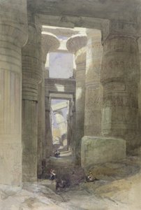 Amon Karnaks stora tempel, Hypostylehallen av David Roberts