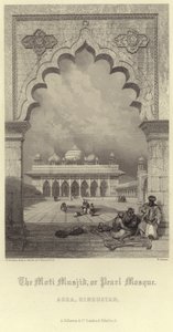 Moti Masjid i Agra av David Roberts