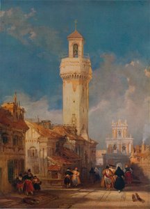 Tornet i kyrkan San Nicolás de la Villa, Córdoba, 1834 av David Roberts
