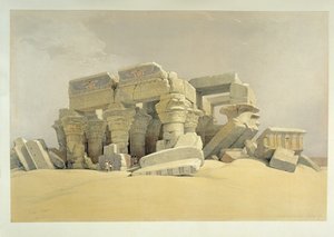 Templet vid Kom Ombo av David Roberts