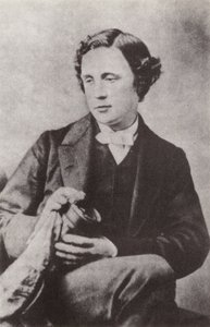 Lewis Carroll, engelsk författare (svartvitt foto)
