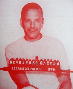 Mickey Rourke II (screentryck på papper)